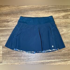 Sweaty Betty Womens Navy Skirt Skort Size Small Athletic Built in Colorful Short